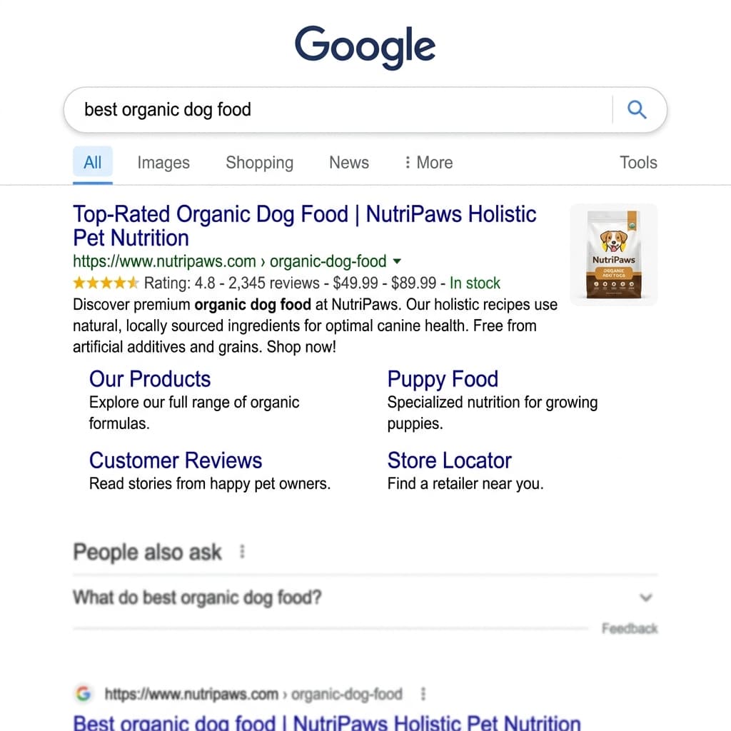 SEO Services example