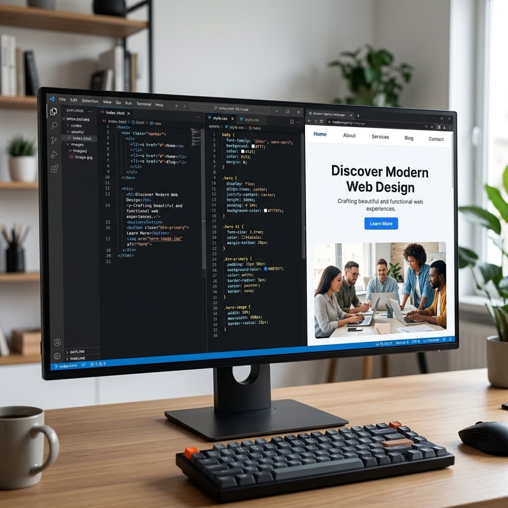 Website Development example